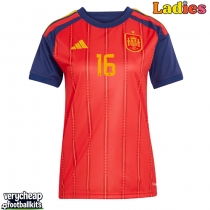 Spain Rodri Hernandez #16 Replica Home Shirt Ladies World Cup 2026 Short Sleeve